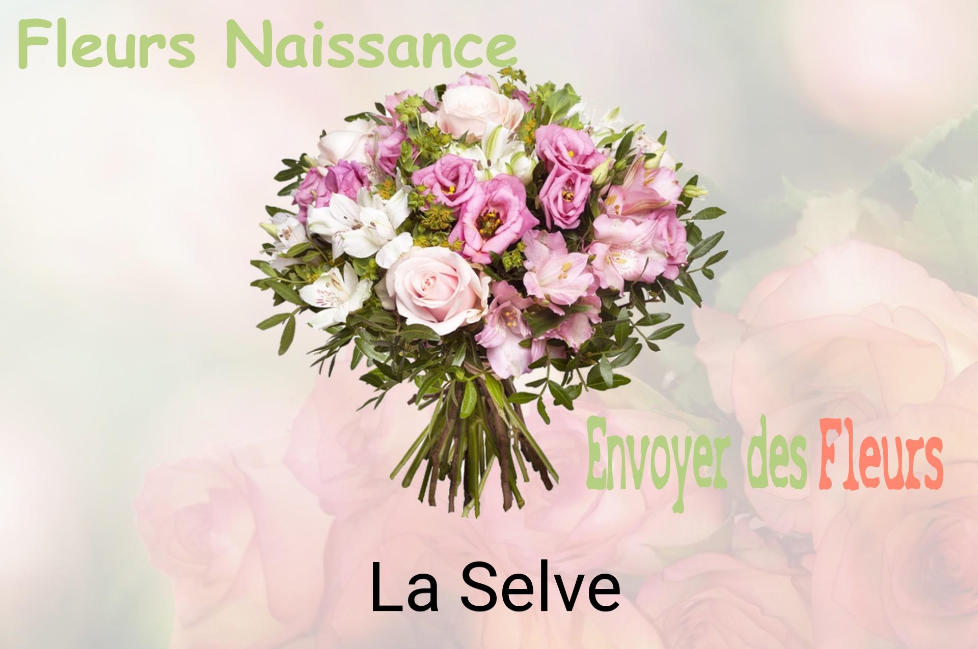 Bouquet de fleurs de naissance livré à La Selve